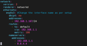 How To Set Static Ip Address On Ubuntu