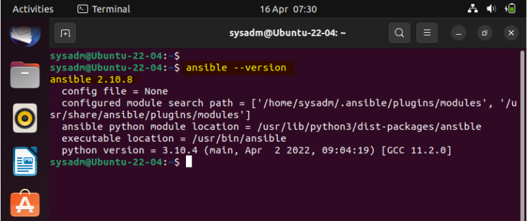 Как обновить ansible ubuntu