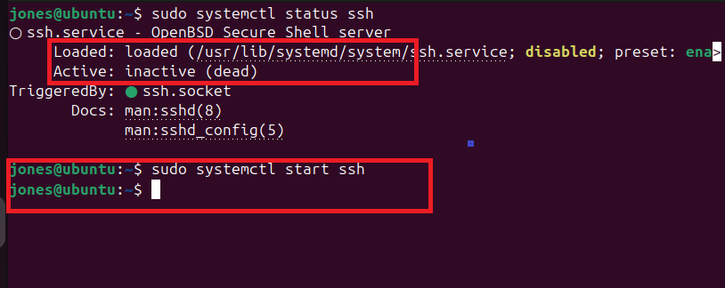 Start SSH Service On Ubuntu 24.04