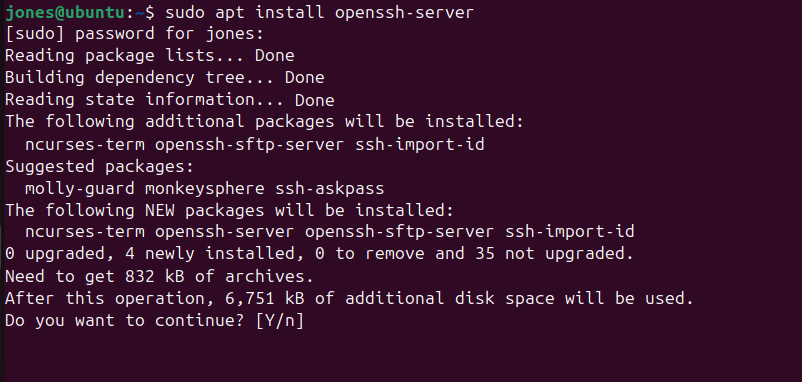 OpenSSH Server Ubuntu 24.04